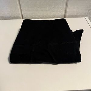 plain black leggings